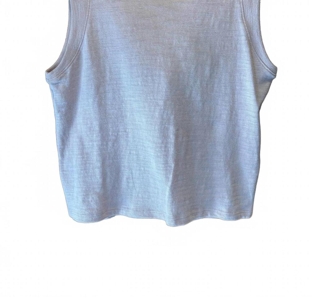 NEW FAHERTY women's sunwashed slub muscle tank in violet ice